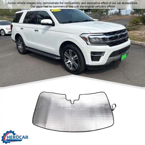 Front Windshield Sunshade Sun Visor Heat UV Preventor For Ford Expedition +