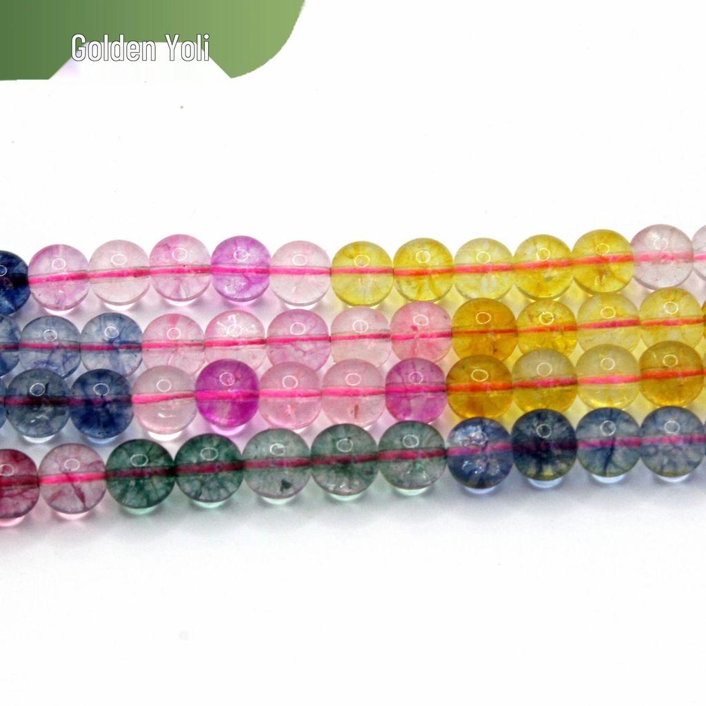 Natural Stone Round Beads for DIY Jewelry Making - Bracelet Components