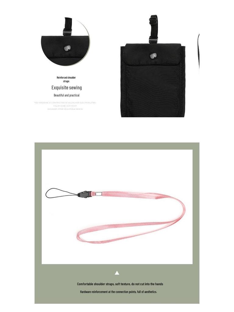 Nylon Slim-Fit Women's Hidden Travel Underwear Coin & Card Holder