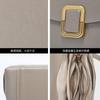 Vegetable Tanned Cowhide Shoulder Oblique Span Bag Fashionable Leather Women's Bag Small Square Bag New Handbag High-end Light Luxury