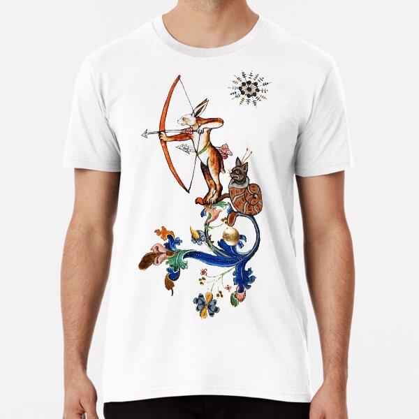 WEIRD MEDIEVAL BESTIARY Archer Rabbit And SnT-Shirt S-5XL Best T-Shirt