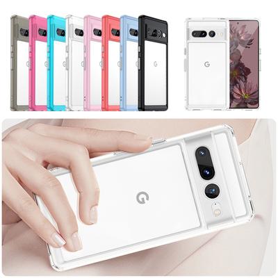For Google Pixel 7 Pro Case Luxury Silicone Clear Bumper For Pixel 7 Pro Capa TPU Shockproof Case For Google Pixel 7 Pro Cover