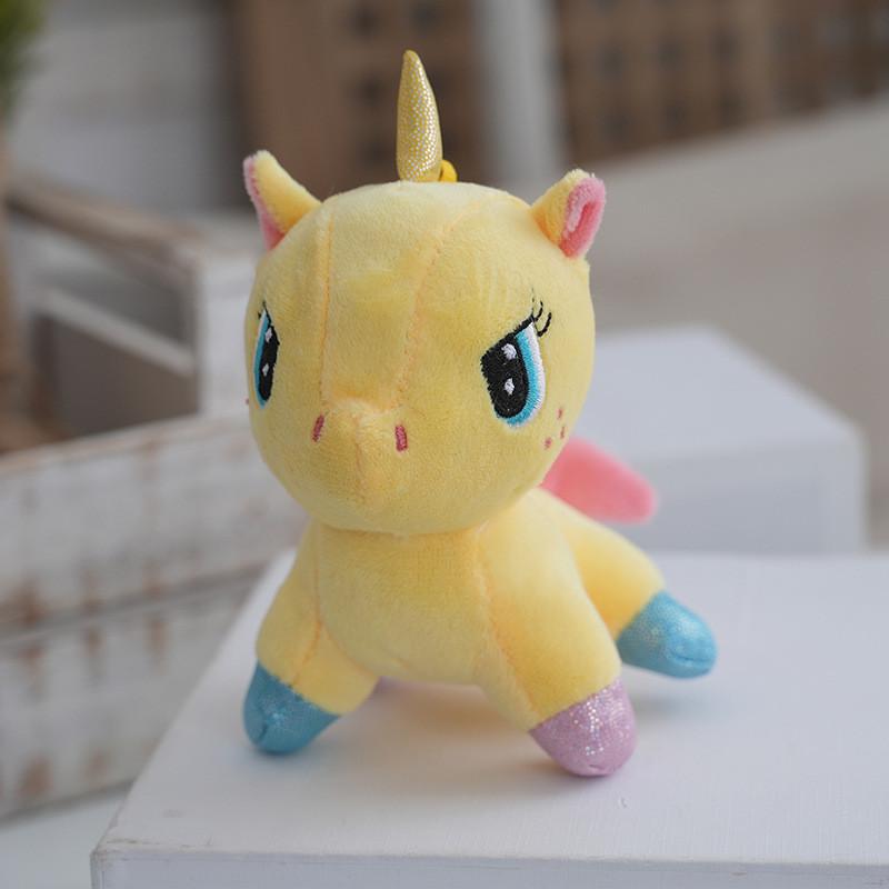Unicorn Toy Plush Cartoon Cute Doll Keychain Backpack Pendant Child Holiday Gift