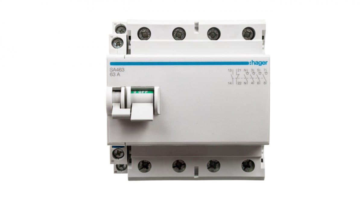 Modular switch disconnector 63A 4P (trigger