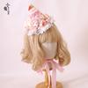Original Lolita Handmade Pink and Blue Lace Anthony Cake Top Hat Lolita Cute Sweet Lo Mother Dress Up