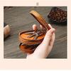 Men's Multifunctional Universal Double Layer Car Key Bag Genuine Leather Regular Key Bag Vintage Smart Folding Key Protector Fashion Business