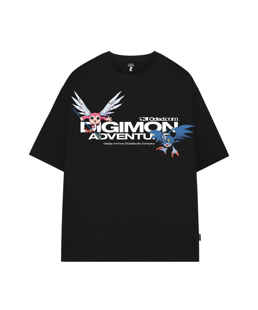 ODDSTUDIO [Digimon Adventure] Picklemon & Picodevimon Overfit T-Shirt - 2 Colors