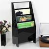 Acrylic Vinyl Record Storage Box, Floor Standing Display Case Holder for Album Covers, Clear Protective Sleeve Organizer