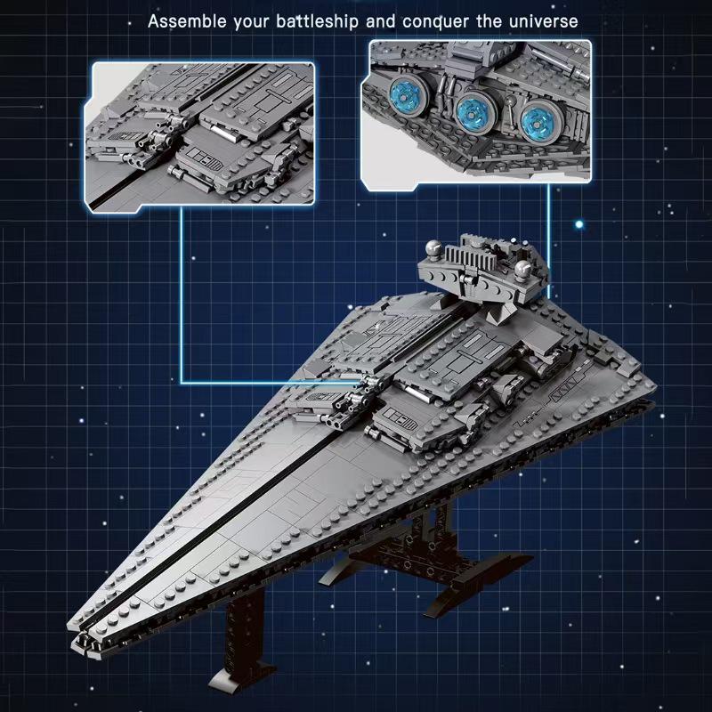 Star Wars Victory-class Star Destroyer MOC Model - 891pcs Lego-Compatible Bricks