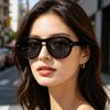 Vintage Aviator Sunglasses Rivet Decor Anti UV Fashion Beach Shades Men Women Outdoor Sunscreen Eyewear