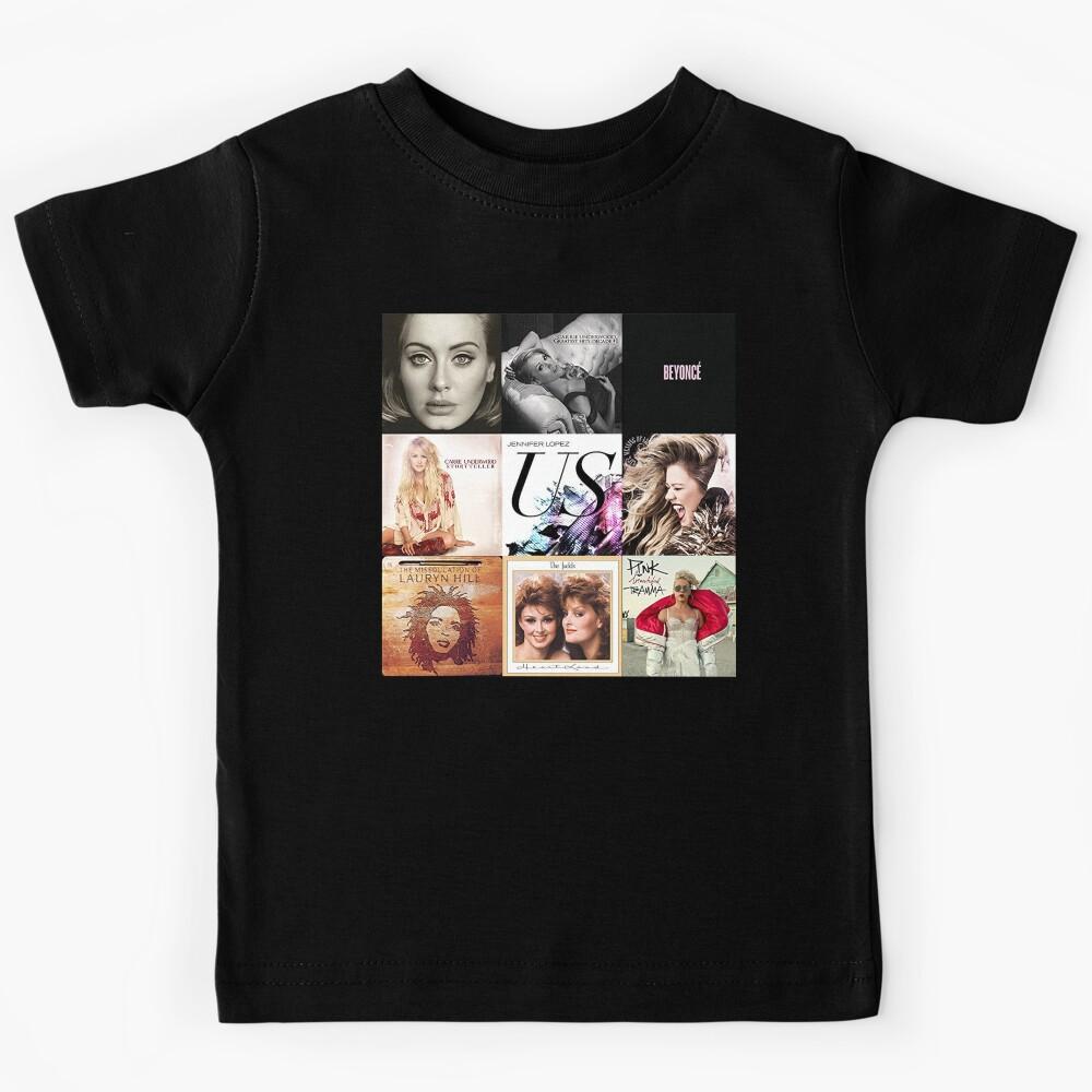 Mom s Discography Kids T-Shirt 170