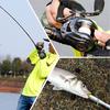 Casting Fishing Combo 2.1M/2.4M Carbon 4Tips Carbon Fishing Rod with Baitcasting Reel Travel Fishing