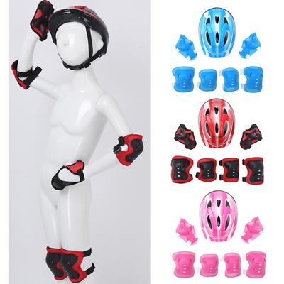 Kids Helmet Knee Elbow Pads Wrist Guard Sport Protective Gear Scooter Skateboard Roller Skate Cycling Safety Gear