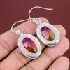 Faceted Multi Tourmaline Earring Handmade Jewelry Original Gemstone Earring 925 Sterling Silver Earrings Antique Drop Earring Gifts For Wife
