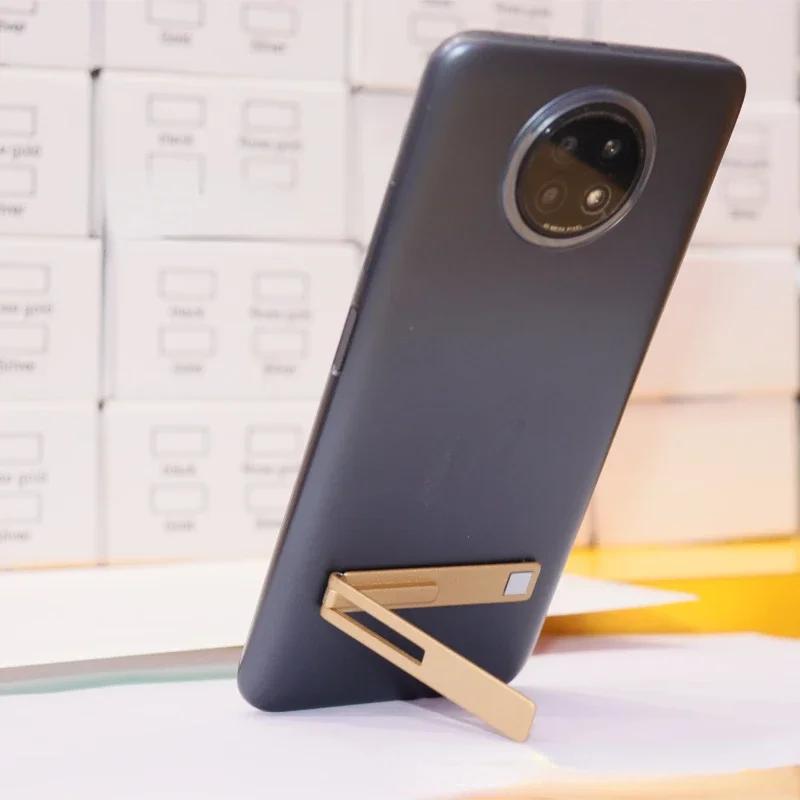 Manyetik Ultra İnce Katlanabilir Cep Telefonu Tutucu Braketi Metal Alaşımlı Masaüstü Cep Telefonu Standları Evrensel Telefon Desteği Ayaklık