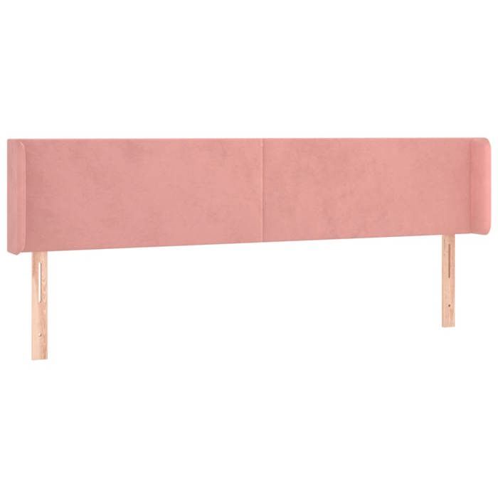 VidaXL Tête de Lit à LED Meuble de Chambre à Coucher Accessoire de Lit Double Tête de Cadre de Lit Intérieur Rose 3123015