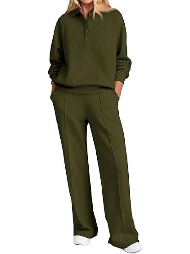 Women Long Sleeve Lounge Set In Multiple Colors