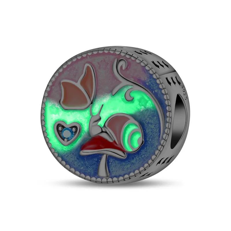 Copper Luminous Charms Angel Celebrate Candle Pendant Jewellery Fit Original Bracelet Necklace For Women Diy Gift