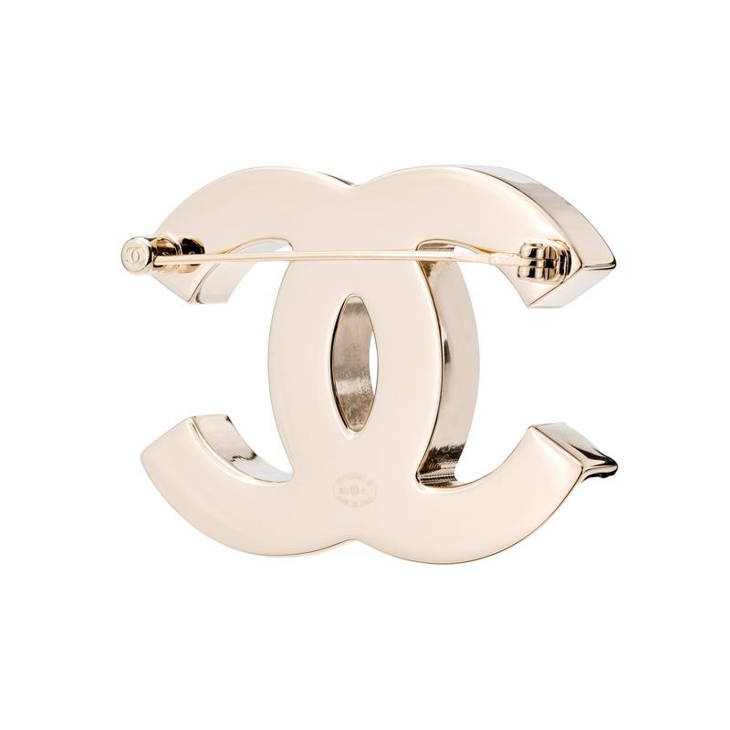 CHANEL [23 Early Spring New Products] Fashion Trend Brooch Women's Black/White