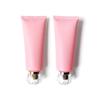 100g/ml Pink Frosted Soft Tube Bottle for Body Lotion, Facial Cleanser, Face Wash - Travel Size Cosmetic Packaging