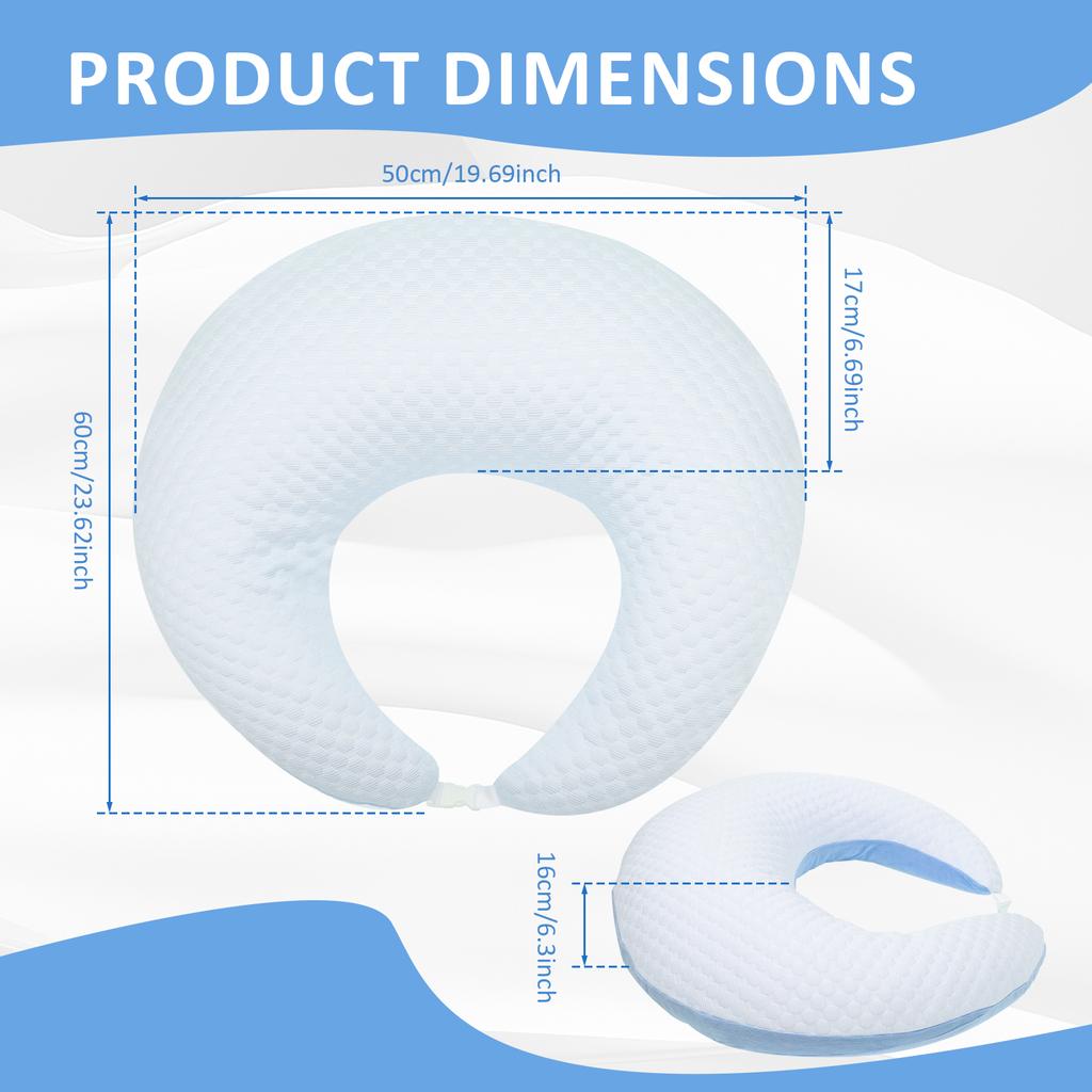 Gaming Reading Pillow U Shape Arm Support Pillow Adult Crocheting Pillow Portable Desk Soft Skin-Friendly For Watching TV Travel