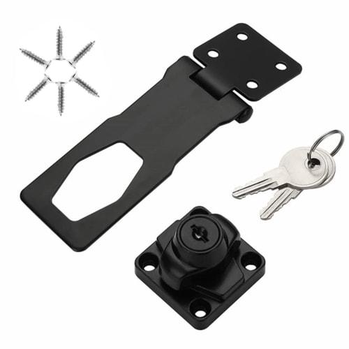 YFFSFDC Drawer Lock, Door Lock, Hardware, Anti-theft Lock, Padlock, Lock Bolt, Gate, Aftermarket Latch Lock, Screw-Mounted, for Doors, Cabinets, Cupbo