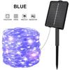 New Outdoor Solar Lamp String Lights Timing 200/300 LEDs Fairy Holiday Christmas Party Garland Solar Garden Waterproof