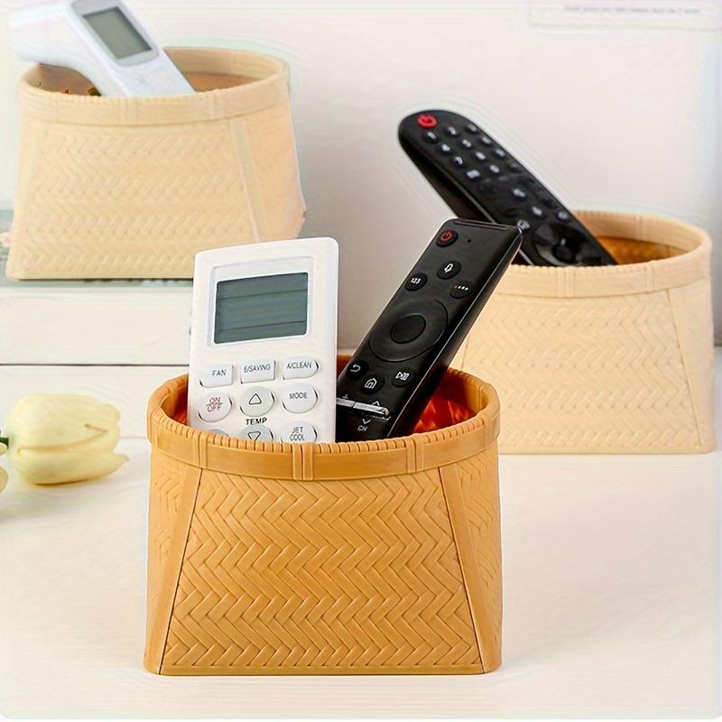 2 ks Stolní úložný koš z imitace ratanu Košík na sušené ovoce Úložný koš na klíče do obývacího pokoje Úložný koš na kosmetiku a šperky do ložnice