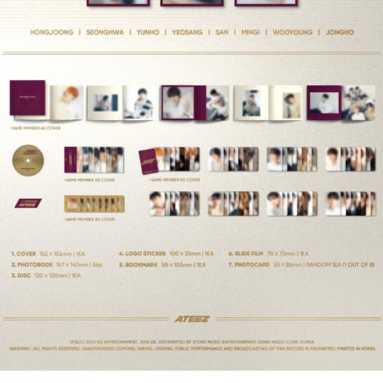 ATEEZ - Mini 10th [GOLDEN HOUR Part.1] Digipak VER
