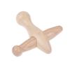 Pressure Point Massager Tool Cross-Shaped Wooden Massage Tool Lymphatic Drainage Relaxes Muscles
