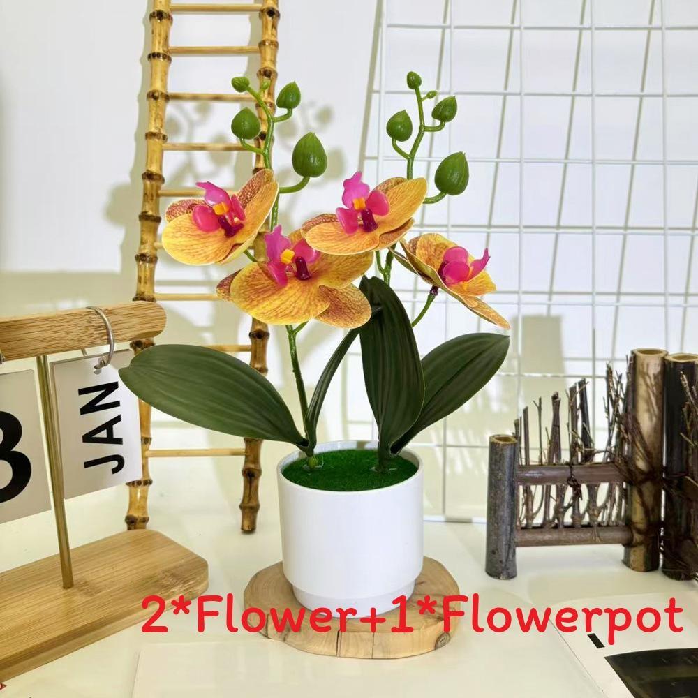 Artificial Phalaenopsis Flowers Decorative Plant For Home And Decoration Event