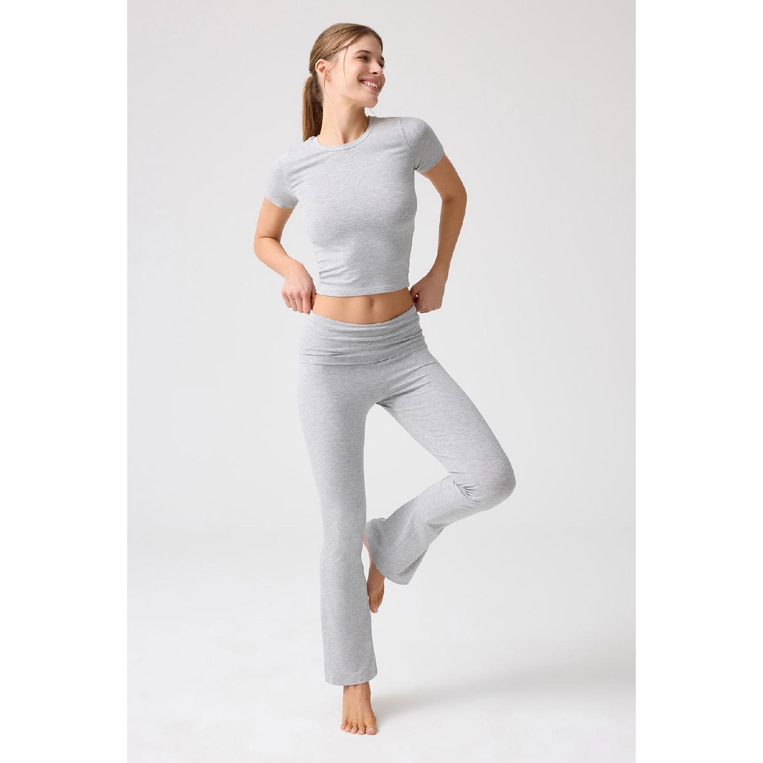 

X Melody Gray Melanj Spanish Paa Jarsse Pants Flared XS сірий колір