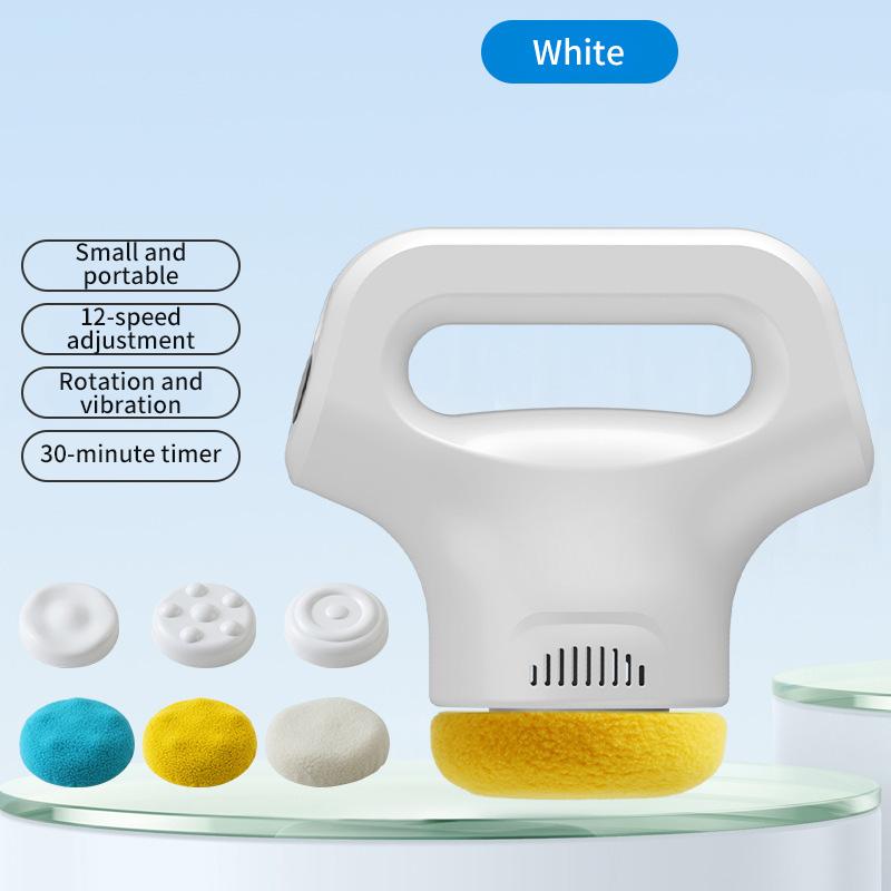 Handheld Body Shaping Machine Massager Body Slim Massage 3 heads and 3 Pads Adjustable Multi-Speed Vibration Deep Tissue Relax