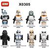 X0305 Bausteinfigur Star Wars Klonkrieger Nr. 5 Serie Kinderspielzeug zum Zusammenbauen Beutel mit zufälligem Stil Pädagogisch Kreativ
