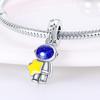 Charms Copper Luminous Spaceship Astronaut Planet Sun Beads Pendants Fit Diy Bracelet Necklace Making Women Exquisite Gifts