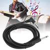 6,35 mm gitarlydkabel rettvinklet kontakt Forsterkerledning 3 meter10 tommers lengde