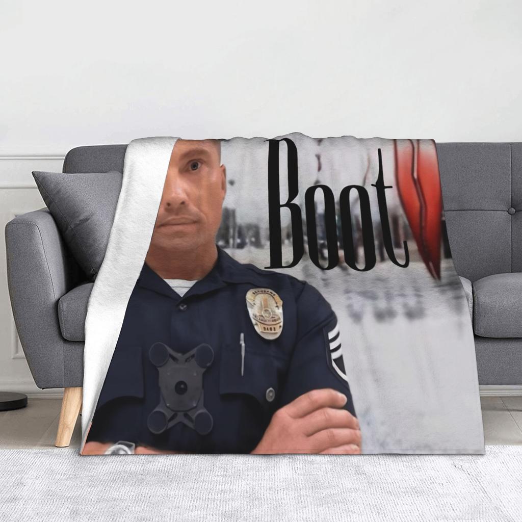 Tim Bradford The Rookie Coperte Velluto Autunno/Inverno Coperta Leggera Multifunzione per Letto Esterno Trapunta Sottile in Peluche