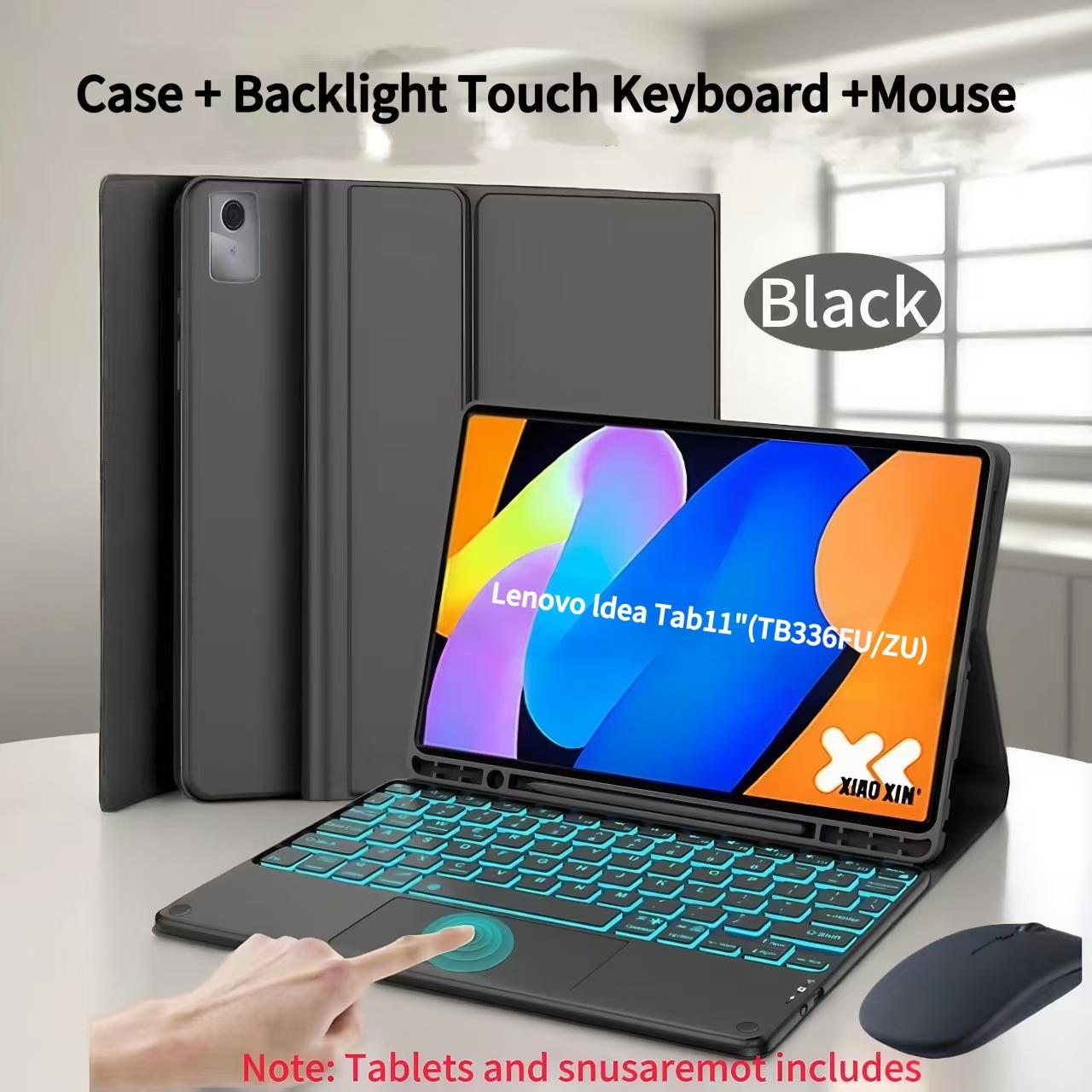 

Чохол для Idea Tab 11-дюймовий TB336FU/ZU, Чохол-клавіатура Bluetooth для Idea Tab 11-дюймовий, Знімна клавіатура Lenovo 11 inch&Spanish