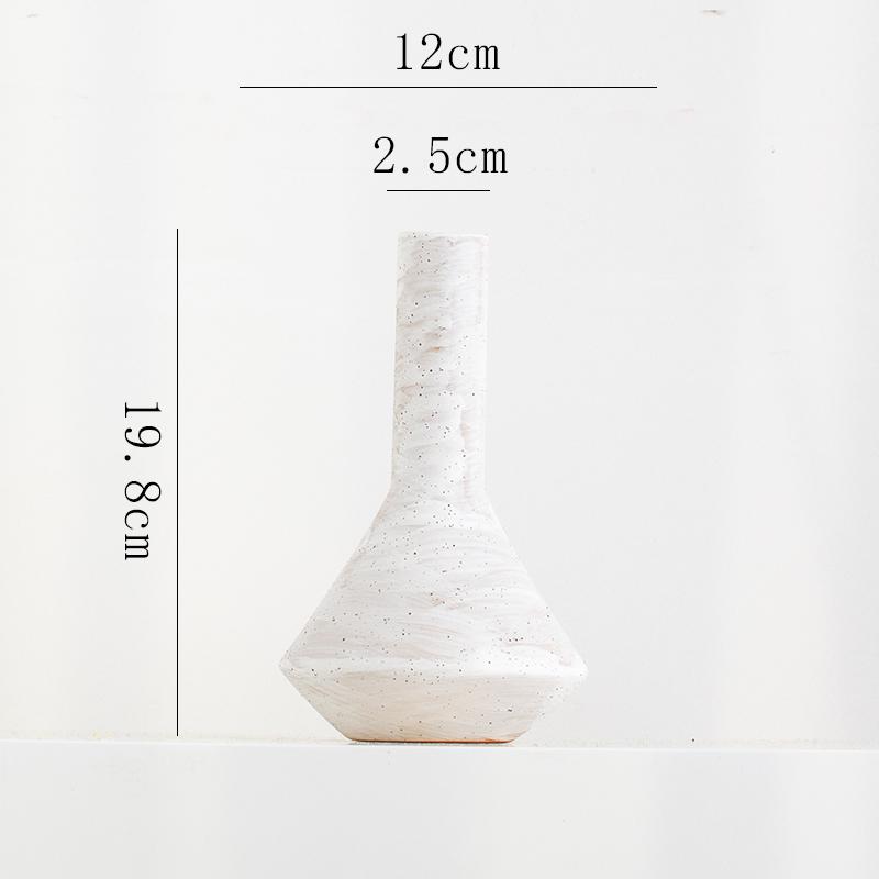 Retro Keramikvase für Wohnzimmer oder Schreibtisch Blumenarrangement