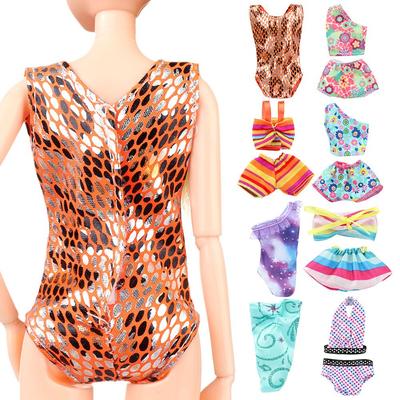 Play House Beach Outfits Doll Swimsuits Miniature Bathing Bikini Dollhouse Swimwear Toys Clothes