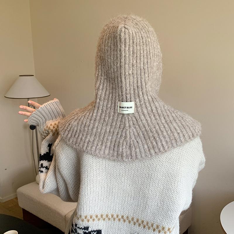 Women'S Winter Hooded Scarf & Ear Protector - Stretchy with Adjustable Drawstring Hood, Lightweight Warm Winter Hat & Neck Wrap