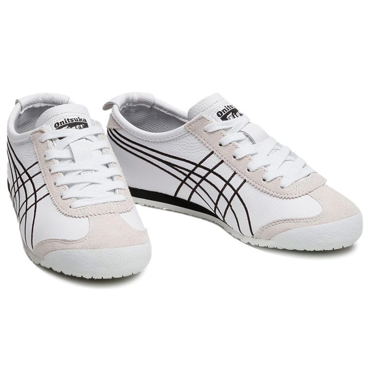 Onitsuka Tiger Mexico 66 Fabric Sports Comfortable Shock Absorption Non-Slip Wear-Resistant Low-Top Casual Shoes Unisex sneaker 1183A349-101