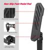 Authentic Dead Pedal Driver Foot Rest Left Side Kick Panel For Jeep Wrangler JL JLU 4XE For Gladiator JT Anti-Slip 2018- Bla