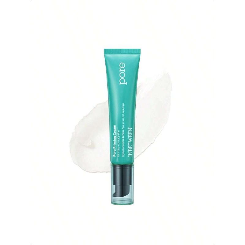 Blithe Inbetween Pore Priming Cream 30ml Matte Primer For Oily Skin Control, Calming Mugwort Cica & Green Tea Extract For Blemish Relief