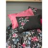 Parure de lit - 1 housse de couette 220 x 240 cm + 2 taies d'oreiller 60 x 60 cm - 100% coton renforcé - Rose