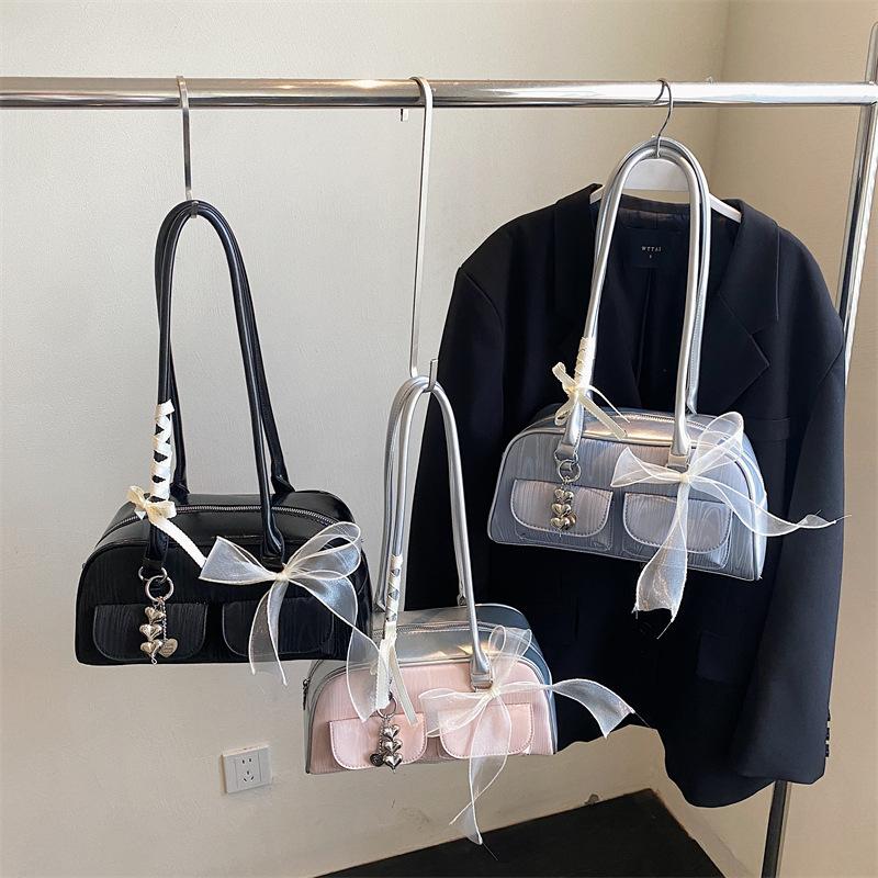 Korean version ins temperament niche design armpit bag 2025 summer new high-end multi-pocket fashion shoulder bag