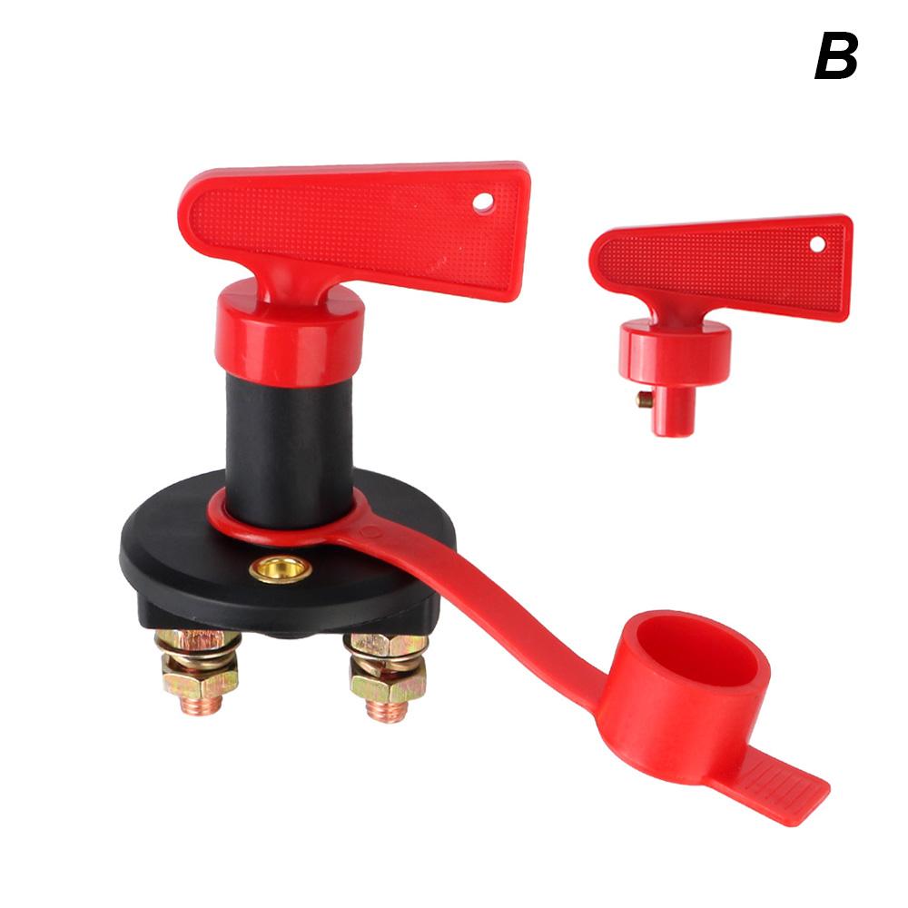 

125A 12V 24V Boat Battery Switch Isolator Disconnector Main Cut Off Controller 2 Keys Removable Vehicle Truck RV Car Accessories