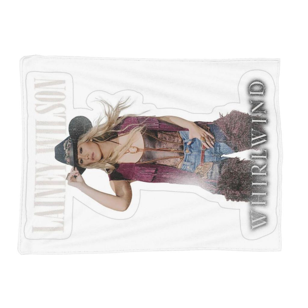 Lainey Wilson - Country's Cool Again Portrait Blankets Warm Flannel Throw Blanket Cover for Bed Living room Picnic Travel Couch