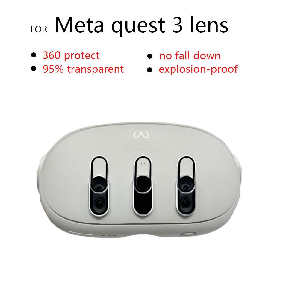 Meta Quest 3 VR Scratch-Resistant Alloy Glass Lens Film Set