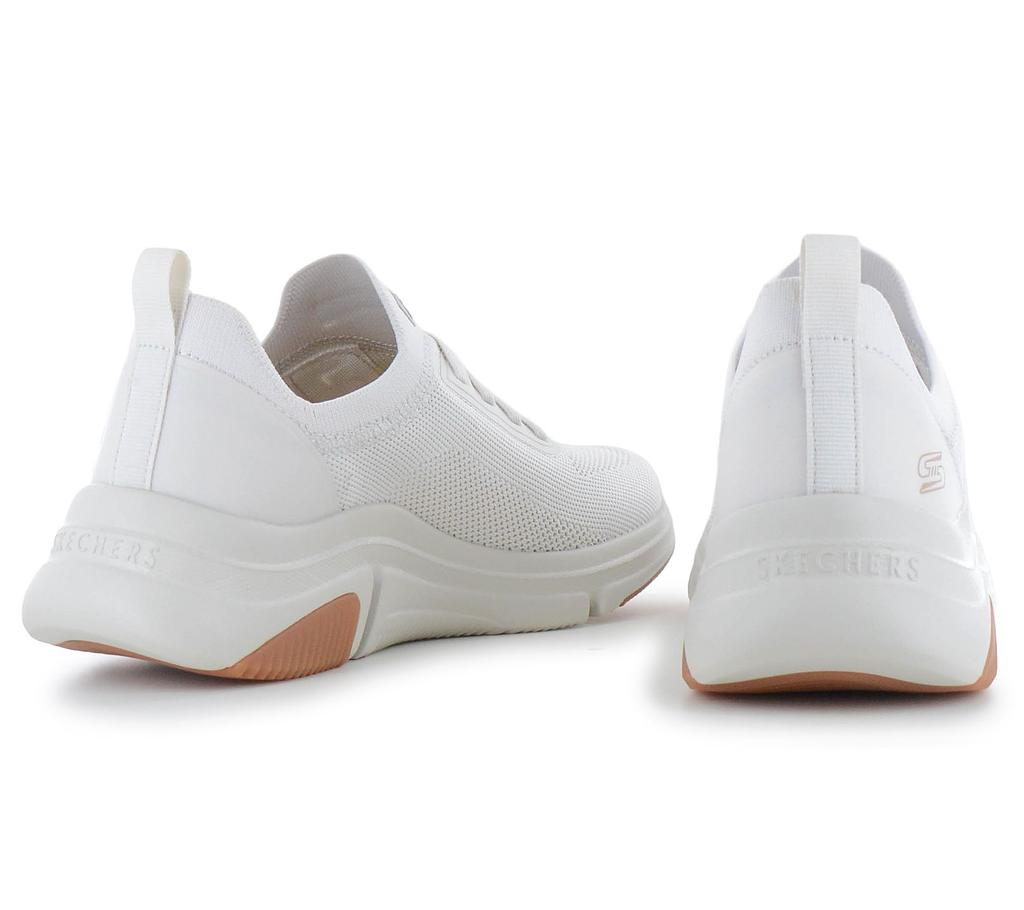 Skechers Slip-ins BOBS Sparrow Flex - Scarpe da Donna Slip-On Sneakers Bianco 117580-OFWHT ORIGINALE